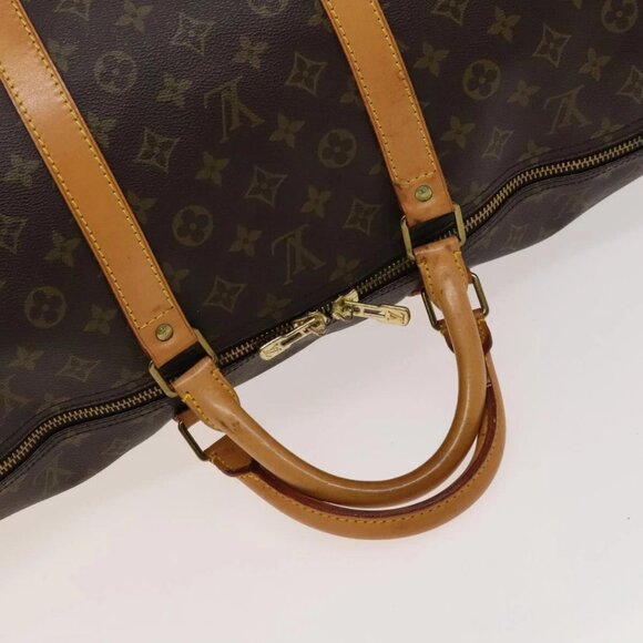 LOUIS VUITTON Monogram Keepall 60 Boston Bag M41422 LV Auth 119828 - Picture 8 of 16